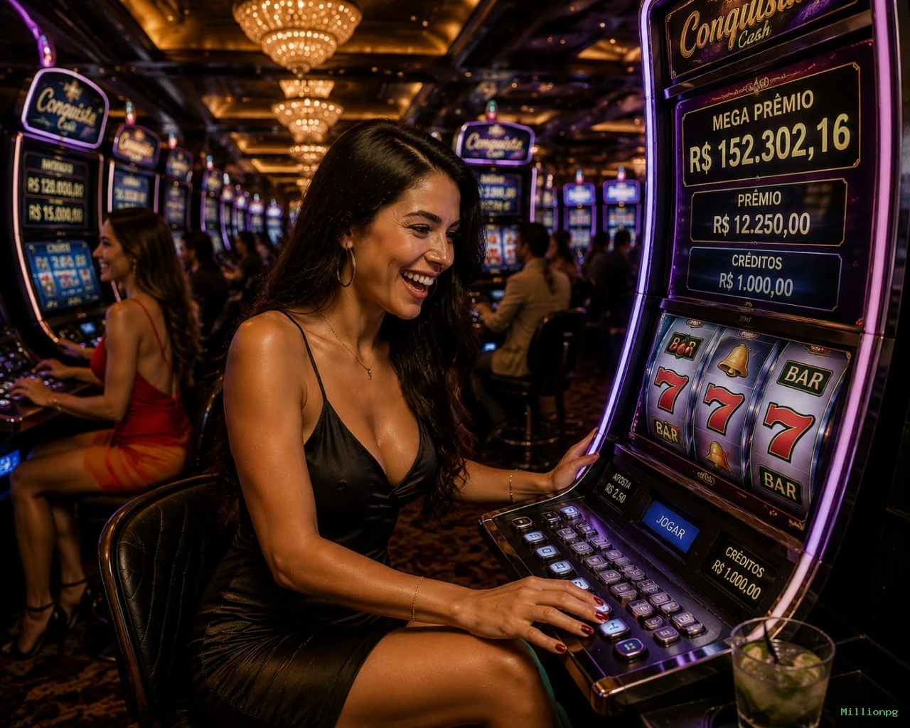 Imagem promocional da experiência de game da Millionpg